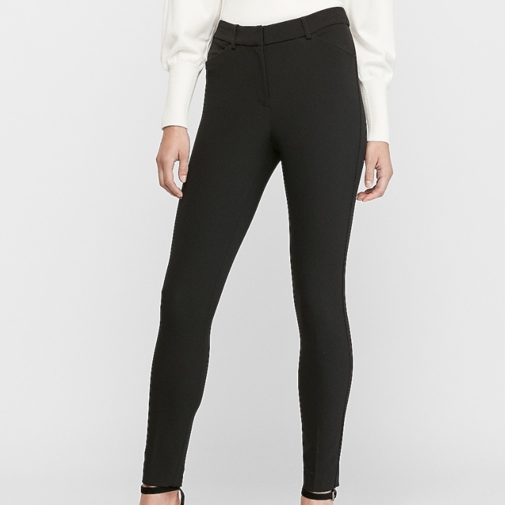 High waisted skinny pants